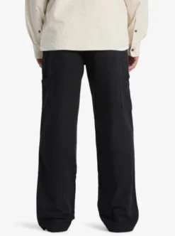 Quiksilver Mens Carpenter Canvas Carpenter Trousers -Sunny Fit Wear aqynp03027 quiksilverw kvj0 bck1