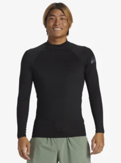 Quiksilver Mens Everyday Heat Long Sleeve UPF 50 Surf T-Shirt -Sunny Fit Wear aqywr03133 quiksilverw kvj0 frt1