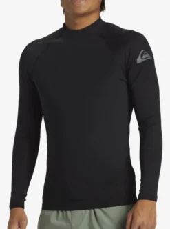 Quiksilver Mens Everyday Heat Long Sleeve UPF 50 Surf T-Shirt -Sunny Fit Wear aqywr03133 quiksilverw kvj0 frt3