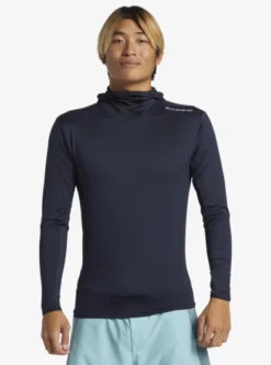 Quiksilver Mens Highline Long Sleeve UPF 50 Hooded Surf T-Shirt -Sunny Fit Wear aqywr03145 quiksilverw ktp0 frt1