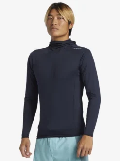 Quiksilver Mens Highline Long Sleeve UPF 50 Hooded Surf T-Shirt -Sunny Fit Wear aqywr03145 quiksilverw ktp0 frt2