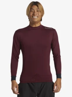 Quiksilver Mens Highline Long Sleeve UPF 50 Surf T-Shirt -Sunny Fit Wear aqywr03146 quiksilverw rsr0 frt1