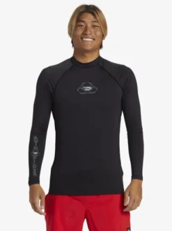 Quiksilver Mens Saturn Long Sleeve UPF 50 Surf T-Shirt -Sunny Fit Wear aqywr03149 quiksilverw kvj0 frt1