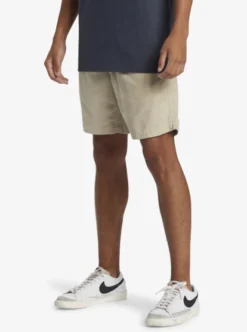 Quiksilver Mens Taxer Cord Corduroy Walk Shorts -Sunny Fit Wear aqyws03235 quiksilverw thz0 frt2