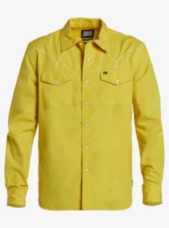 Quiksilver Mens Andy Y Andy Cowboy Shirt -Sunny Fit Wear aqywt03292 quiksilverv ykn0 frt1