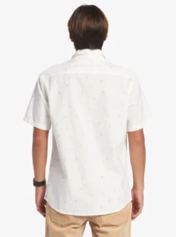 Quiksilver Mens Heat Wave Short Sleeve Shirt -Sunny Fit Wear aqywt03299 quiksilverw bsl9 bck1