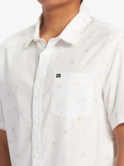 Quiksilver Mens Heat Wave Short Sleeve Shirt -Sunny Fit Wear aqywt03299 quiksilverw bsl9 frt3