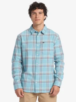 Quiksilver Mens Sanders Long Sleeve Shirt -Sunny Fit Wear aqywt03302 quiksilverw blg9 frt1