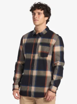 Quiksilver Mens Brooks Long Sleeve Shirt -Sunny Fit Wear aqywt03303 quiksilverw kvj9 frt2