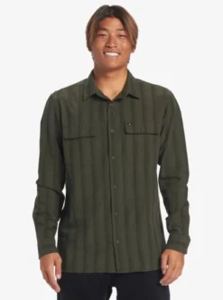 Quiksilver Mens Freefall Long Sleeve Shirt -Sunny Fit Wear aqywt03304 quiksilverw gaz9 frt11