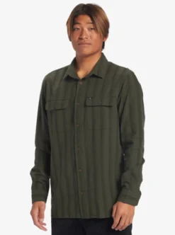 Quiksilver Mens Freefall Long Sleeve Shirt -Sunny Fit Wear aqywt03304 quiksilverw gaz9 frt2