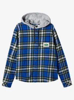 Quiksilver Mens Snyc Overhead Saltwater Hooded Shirt