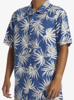 Quiksilver Mens Beach Club Casual Short Sleeve Shirt -Sunny Fit Wear aqywt03324 quiksilverw byc6 frt3