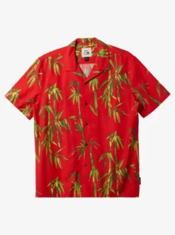 Quiksilver Mens Bamboo DNA Island Short Sleeve Shirt