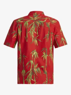 Quiksilver Mens Bamboo DNA Island Short Sleeve Shirt -Sunny Fit Wear aqywt03326 quiksilverv rzm6 bck1