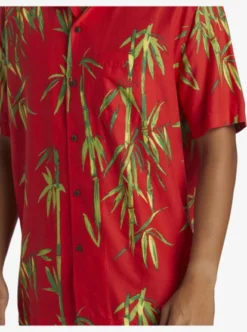 Quiksilver Mens Bamboo DNA Island Short Sleeve Shirt -Sunny Fit Wear aqywt03326 quiksilverw rzm6 frt3