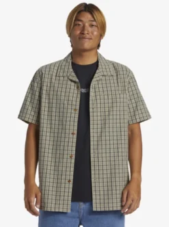 Quiksilver Mens Saturn Casual Short Sleeve Shirt -Sunny Fit Wear aqywt03328 quiksilverw cjz1 frt1