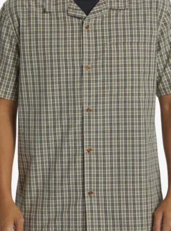Quiksilver Mens Saturn Casual Short Sleeve Shirt -Sunny Fit Wear aqywt03328 quiksilverw cjz1 frt4