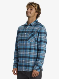 Quiksilver Mens QS Classic Flannel Shirt -Sunny Fit Wear aqywt03332 quiksilverw bnh1 frt2