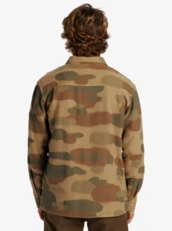 Quiksilver Mens Venture Long Sleeve Overshirt -Sunny Fit Wear aqywt03333 quiksilverw gpb6 bck1