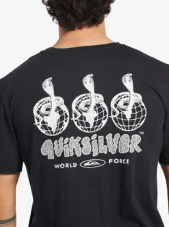 Quiksilver Mens Global Force T-Shirt -Sunny Fit Wear aqyzt09441 quiksilverw kvj0 frt4