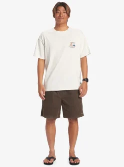 Quiksilver Mens QS Roadways T-Shirt -Sunny Fit Wear aqyzt09444 quiksilverw wby0 frt9