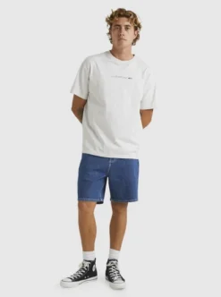 Quiksilver Mens New Instinct Oversized T-shirt -Sunny Fit Wear aqyzt09482 quiksilverw scvw frt9