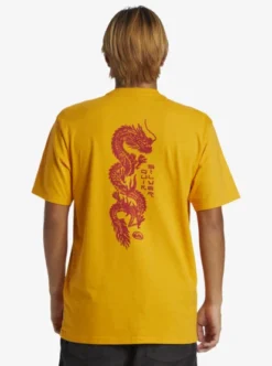 Quiksilver Mens Dragon Fist Moe T-Shirt -Sunny Fit Wear aqyzt09544 quiksilverw njz0 bck1