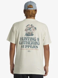 Quiksilver Mens Hunt & Gather T-Shirt -Sunny Fit Wear aqyzt09552 quiksilverw wby0 bck1