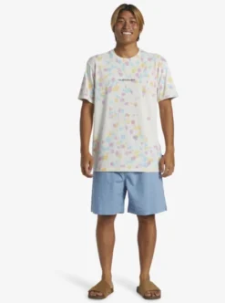 Quiksilver Mens Cosmic Cloud T-Shirt -Sunny Fit Wear aqyzt09557 quiksilverw wbk0 frt9