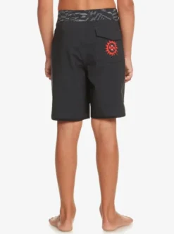 Quiksilver Boys 8-16 Surfsilk Radical Scallop 16" Board Shorts -Sunny Fit Wear eqbbs03657 quiksilverw kvj8 bck1