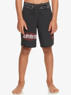 Quiksilver Boys 8-16 Surfsilk Radical Scallop 16" Board Shorts -Sunny Fit Wear eqbbs03657 quiksilverw kvj8 frt1