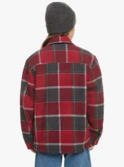 Quiksilver Boys Tolala Zip-Up Fleece Overshirt -Sunny Fit Wear eqbft03836 quiksilverw rrr6 bck1