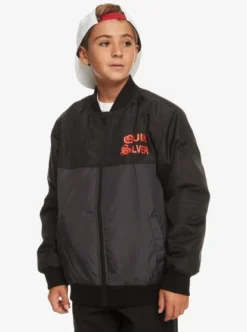 Quiksilver Boys 10-16 Radical Times Jacket -Sunny Fit Wear eqbjk03280 quiksilverw kvj0 frt1