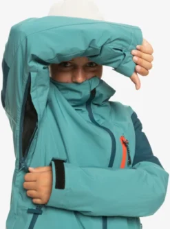 Quiksilver Boys Travis Rice Technical Snow Jacket -Sunny Fit Wear eqbtj03160 quiksilverw blz0 frt4