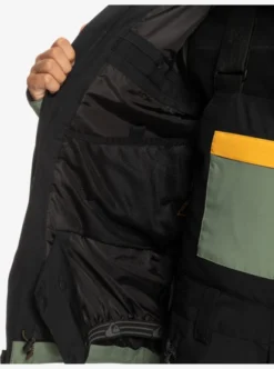 Quiksilver Boys 8-16 AmbitionTechnical Snow Jacket -Sunny Fit Wear eqbtj03176 quiksilverw gnb0 frt6