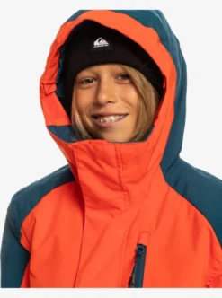 Quiksilver Boys 4-16 Mission Block Technical Snow Jacket 14 Quiksilver Boys 4-16 Mission Block Technical Snow Jacket -Sunny Fit Wear eqbtj03180 quiksilverw nnk0 frt3