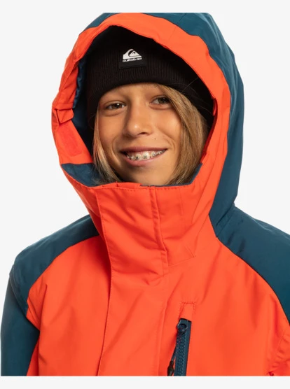 Quiksilver Boys 4-16 Mission Block Technical Snow Jacket 3 Quiksilver Boys 4-16 Mission Block Technical Snow Jacket - Image 3