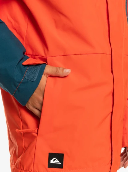 Quiksilver Boys 4-16 Mission Block Technical Snow Jacket 4 Quiksilver Boys 4-16 Mission Block Technical Snow Jacket - Image 4