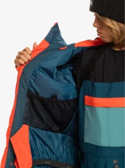 Quiksilver Boys 4-16 Mission Block Technical Snow Jacket 17 Quiksilver Boys 4-16 Mission Block Technical Snow Jacket -Sunny Fit Wear eqbtj03180 quiksilverw nnk0 frt6