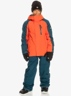 Quiksilver Boys 4-16 Mission Block Technical Snow Jacket 19 Quiksilver Boys 4-16 Mission Block Technical Snow Jacket -Sunny Fit Wear eqbtj03180 quiksilverw nnk0 frt9