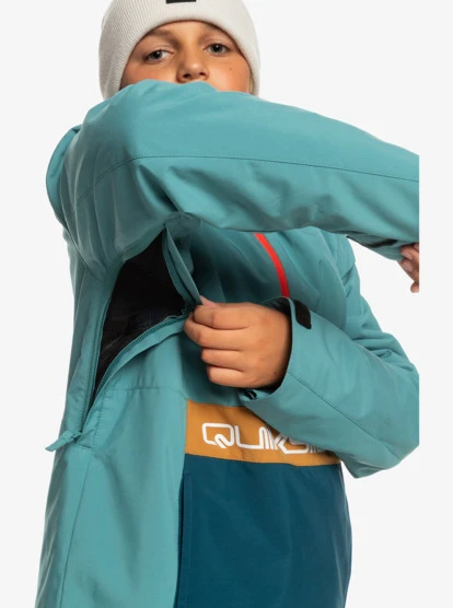 Quiksilver Boys 8-16 SteezeTechnical Snow Jacket 3 Quiksilver Boys 8-16 SteezeTechnical Snow Jacket - Image 3