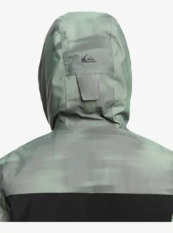 Quiksilver Boys 4-16 Side Hit Technical Snow Jacket -Sunny Fit Wear eqbtj03186 quiksilverw gnb1 bck2
