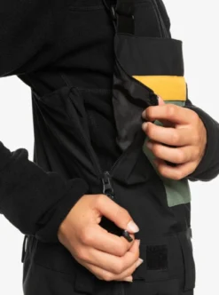 Quiksilver Boys 8-16 Mash UpTechnical Snow Bib Pants -Sunny Fit Wear eqbtp03049 quiksilverw kvj0 frt5