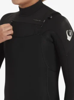Quiksilver Boys 4/3mm Everyday Sessions Chest Zip Wetsuit -Sunny Fit Wear eqbw103094 quiksilverw kvd0 frt4