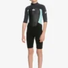 Quiksilver Boys 8-16 2/2mm Prologue Short Sleeve Back Zip Springsuit