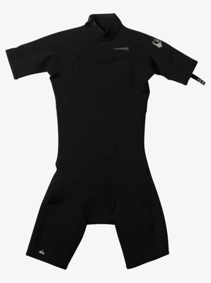 Quiksilver Boys 2/2mm Everyday Sessions Short Sleeve Back Zip Springsuit 1 Quiksilver Boys 2/2mm Everyday Sessions Short Sleeve Back Zip Springsuit