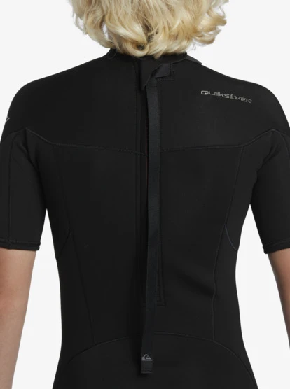 Quiksilver Boys 2/2mm Everyday Sessions Short Sleeve Back Zip Springsuit 7 Quiksilver Boys 2/2mm Everyday Sessions Short Sleeve Back Zip Springsuit - Image 7