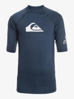 Quiksilver Boys 8-16 All Time Short Sleeve UPF 50 Rash Vest