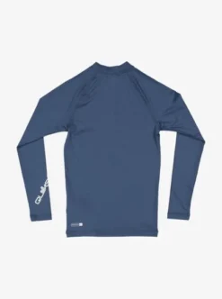 Quiksilver Boys 8-16 All Time Long Sleeve UPF 50 Rash Vest -Sunny Fit Wear eqbwr03178 quiksilverf bsn0 bck1